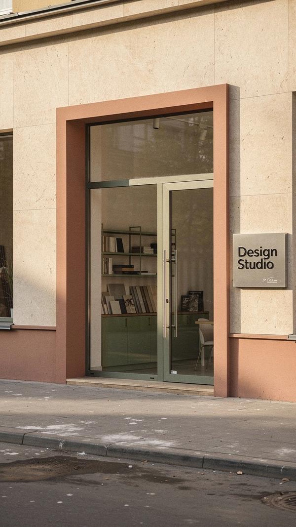 veridianspace.com studio entrance on Dmytrivska Street, Kyiv